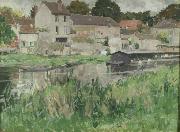 George Oberteuffer In Stevenson s Moret oil painting artist